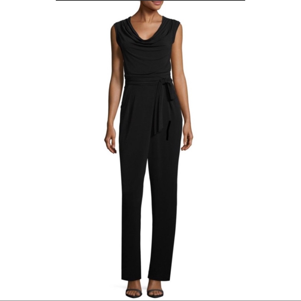 NWT Wesley Rose Black Side Tie Jumper Size S